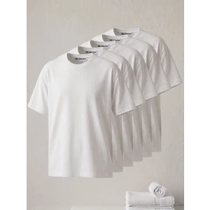 5'li Paket %100 Pamuk Unisex Basic Tişört