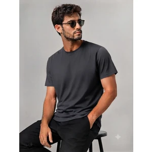 Me Selection %100 Pamuk Bisiklet Yaka  Basic Tişört