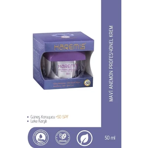 Profesyonel Mavi Anemon Çiçeği Krem 50 ml
