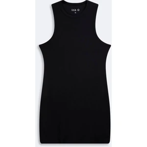 Kaşkorse Basic Siyah Elbise