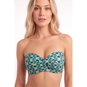 Mavi Azure Straplez Tek Üst Bikini