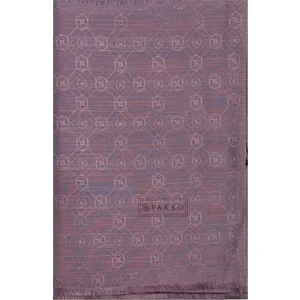 Pamuk Ipek Monogram Şal 40752-LILA