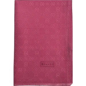 Pamuk Ipek Monogram Şal 40752-PEMBE