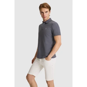 U.s. Polo Assn. Erkek Antrasit Tişört Basic 50327003-VR006