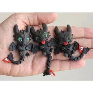 3D Home Toothless Anahtarlık Seti