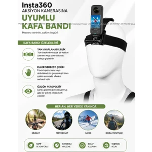 INSTA360 Uyumlu Kafa Bandı
