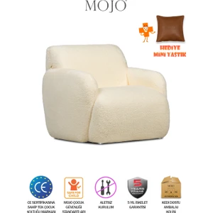 MOJO Mango Çocuk Koltuğu - Krem - CE Sertifikalı