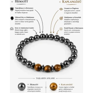 Hematit - Kaplangözü Doğal Taş Bileklik