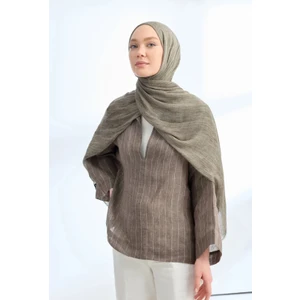 Gri Armanda Organic Touch Viskoz Şal 3601
