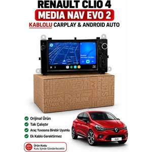 Clio 4 Media Nav Evo 2 (Carplay-Android Auto) Multimedya