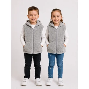 Yelek Unisex Genç Çocuk Welsoft Peluş