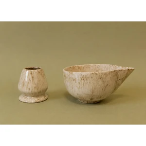Stoneware Matcha Ritüel Seti – Kase & Whisk Tutucu