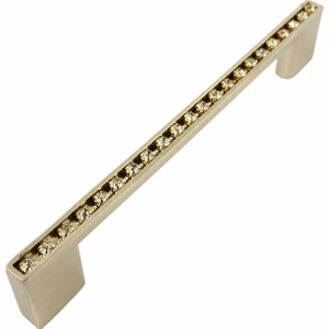 Gürcay Sıralı Taşlı Lama Kulp 96mm İnoks (2 Adet)