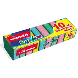 10 lu Rainbow Bulaşık Süngeri