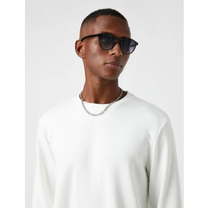 Bisiklet Yaka Basic Sweatshirt