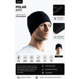 Oil Company Siyah Polar Bere Basic Unisex
