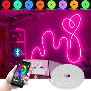 RGB Neon Led Şerit Bluetooth Kontrol 256 Renk