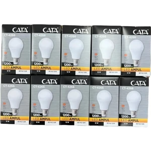 12W LED Ampul Beyaz Işık 10 Adet