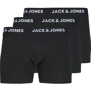 Jack & Jones JACANTHONY TRUNKS 3 PACK Siyah Erkek Boxer