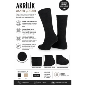 Oil Company Akrilik Asker Çorabı
