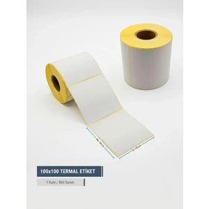 Barkod Etiketi Eko Termal 100X100 500 Lü