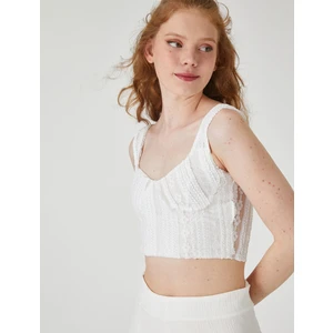 Dantelli Crop Büstiyer