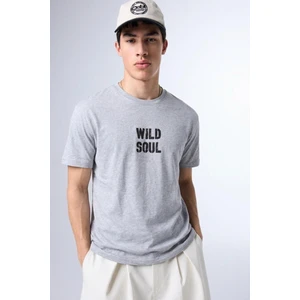 Erkek Wild Soul Baskılı Owersize Tshirt