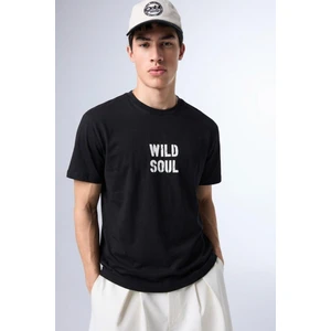Erkek Wild Soul Baskılı Owersize Tshirt