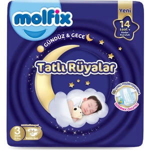 Tatlı Rüyalar Bebek Bezi Midi 84 Adet