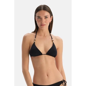 Siyah Üçgen Küçük Bikini Üst