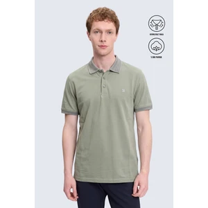 Yeşil Regular Fit 100% Pamuklu Polo Yaka Tişört