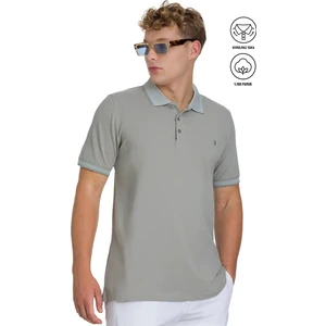 Haki Regular Fit 100% Pamuklu Polo Yaka Tişört