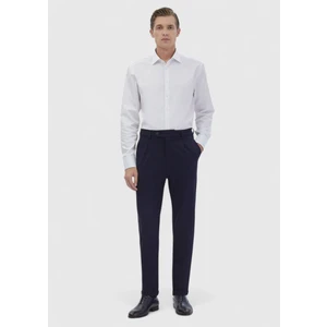 Lacivert Düz Örme Regular Fit Casual Pantolon
