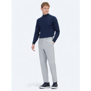 Gri Dokuma Jogging Fit Casual Pantolon