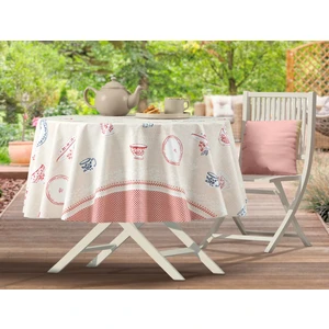 Madame Coco Mavel Pvc Masa Örtüsü - Bej - 140 cm