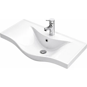 BASIC ETEJERLİ LAVABO BEYAZ (7065)