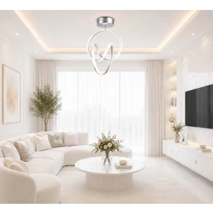 Osc Home Modern LED Avize Avize Krom Kasa Imza