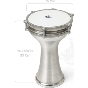 DR-2 Profesyonel Alüminyum Darbuka 2 Numara