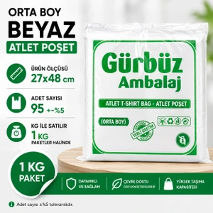 Beyaz Atlet Orta Boy Grbz