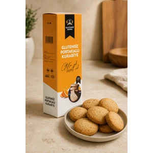 Glutensiz Portakallı Kurabiye