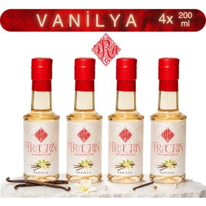 Fragrin® 4'lü Vanilya Kahve Sosu / Şurubu 200 ml