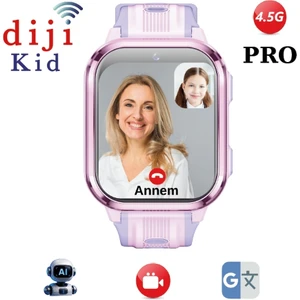 4.5gpro Akıllı Çocuk Saati Mor