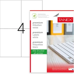 Laser Etiket Tw-2204 105x148,5 Mm 100 Adet