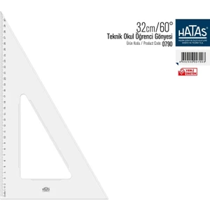32 cm / 60° Teknik Okul Öğrenci Gönyesi