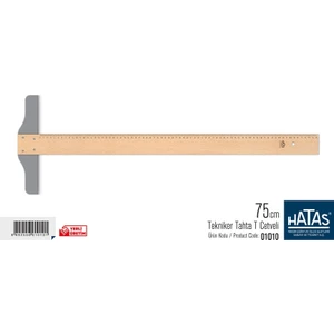 75 cm Tekniker Tahta T Cetveli