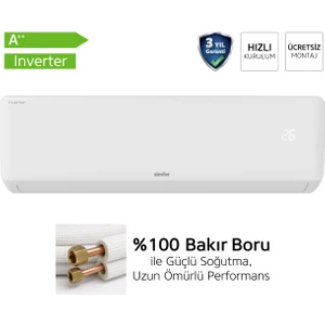 Split Klima A ++ Inverter 9.000 Btu R32 (Montaj Dahil)