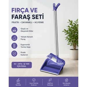 Saplı Faraşlı Süpürge Seti