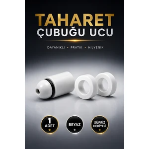 By Mag Beyaz Taharet Musluğu Ucu Dayanıklı Malzeme ile Uyumlu Klozetler için Tasarlandı
