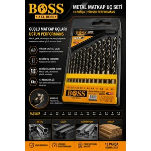 Ngy Metal Matkap Ucu Seti 13 Parça