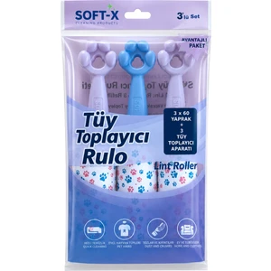 Tüy Toplayıcı Rulo 3'lü Set